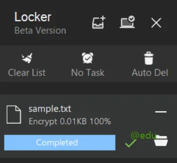 aeslocker 16 파일에 암호 지정하기 2