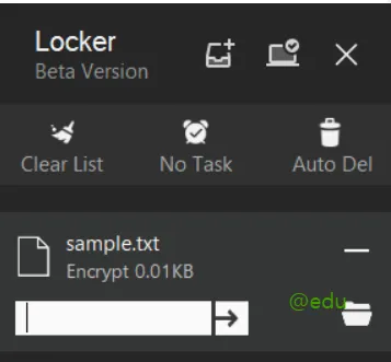 aeslocker 15 파일에 암호 지정하기