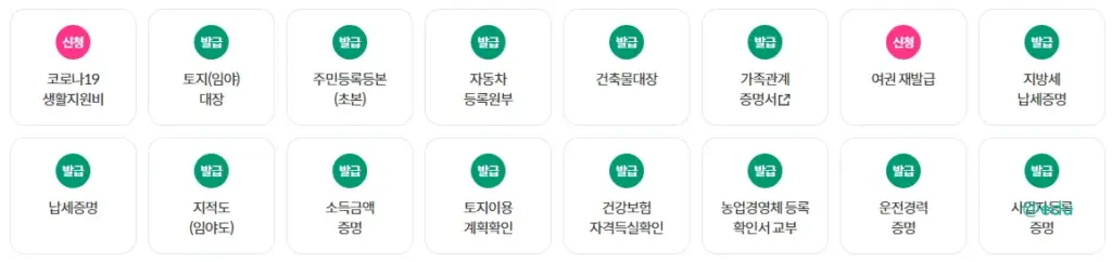 정부24 3 주요 서비스