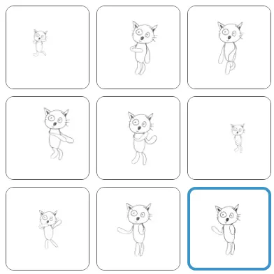 Animated Drawings 9 애니메이션 동작 선택 1