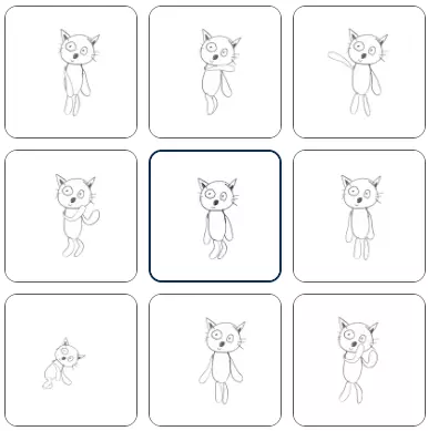 Animated Drawings 10 애니메이션 동작 선택 2