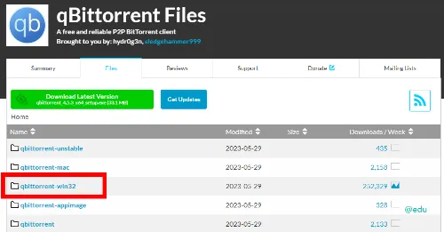 SOURCEFORGE 사이트 바로가기